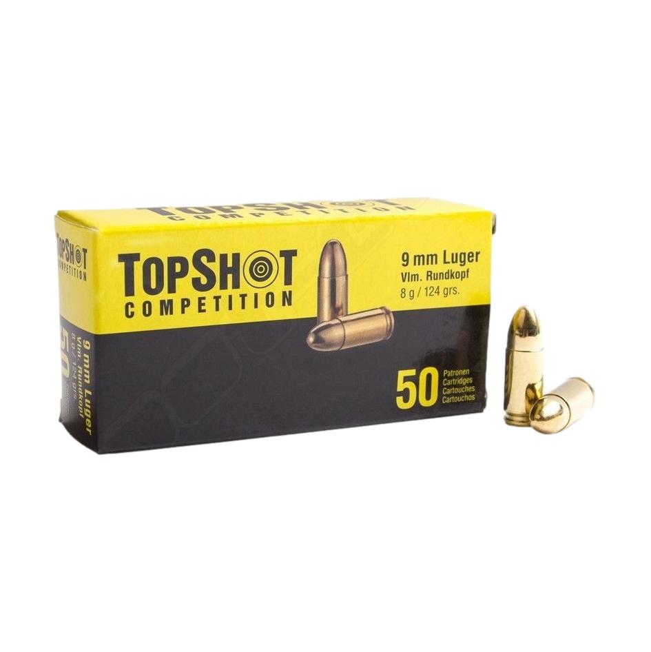 TopShot Competition 9mm Luger FMJ (9x19mm) TopShot Competition 9mm Luger FMJ (9x19mm)