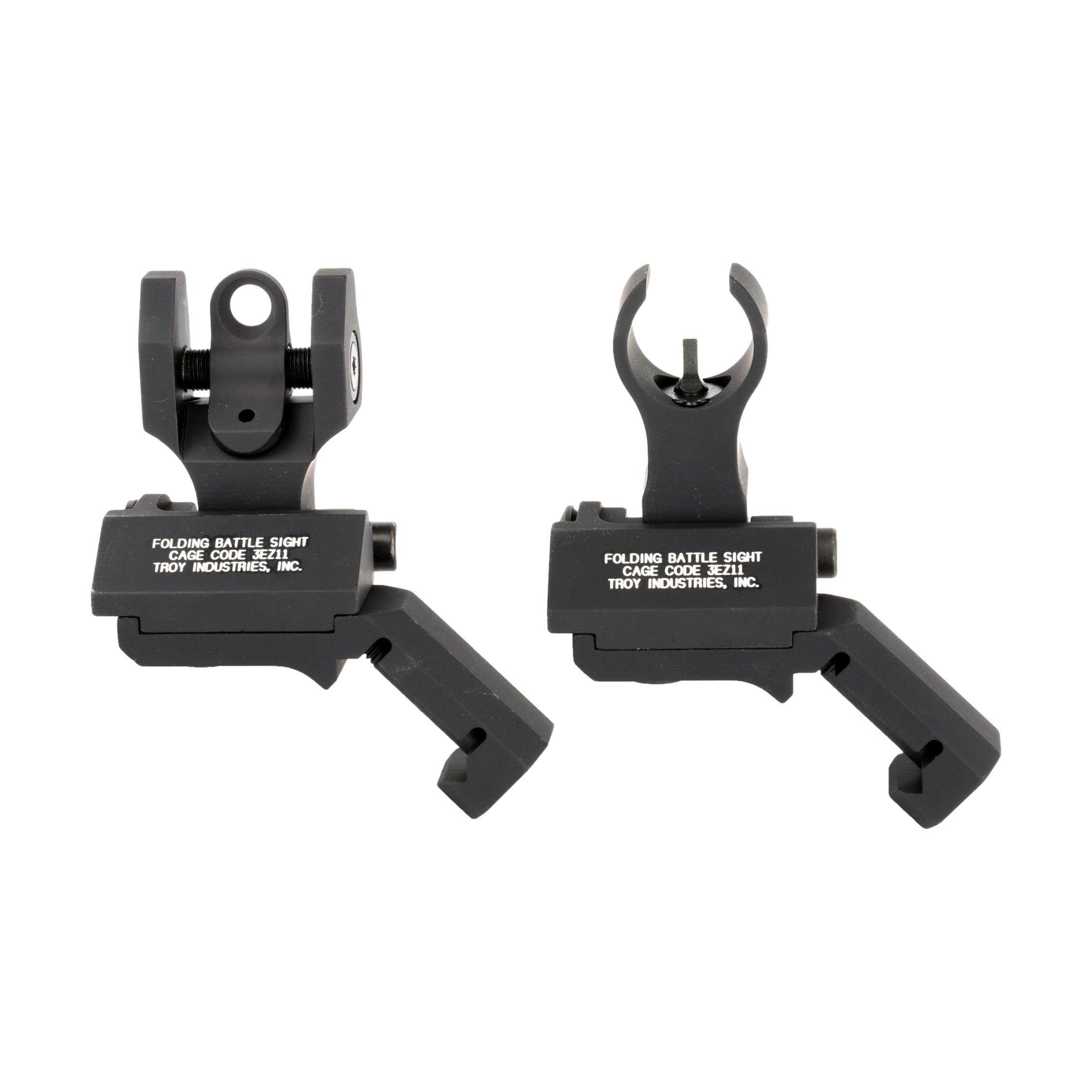 TROY Industries 45⁰ Offset BattleSight Set – HK Front & Round Rear TROY Industries 45⁰ Offset BattleSight Set – HK Front & Round Rear