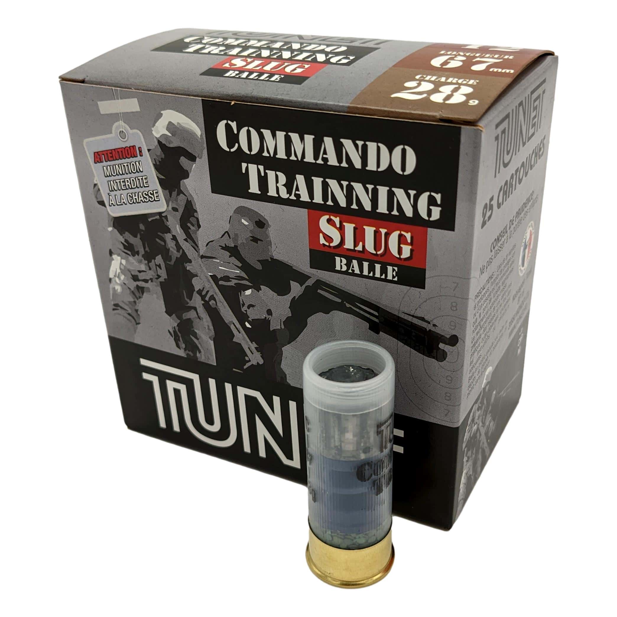 Tunet Commando Training Balle Slug 12/67 (25 Patronen) Tunet Commando Training Balle Slug 12/67 (25 Patronen)