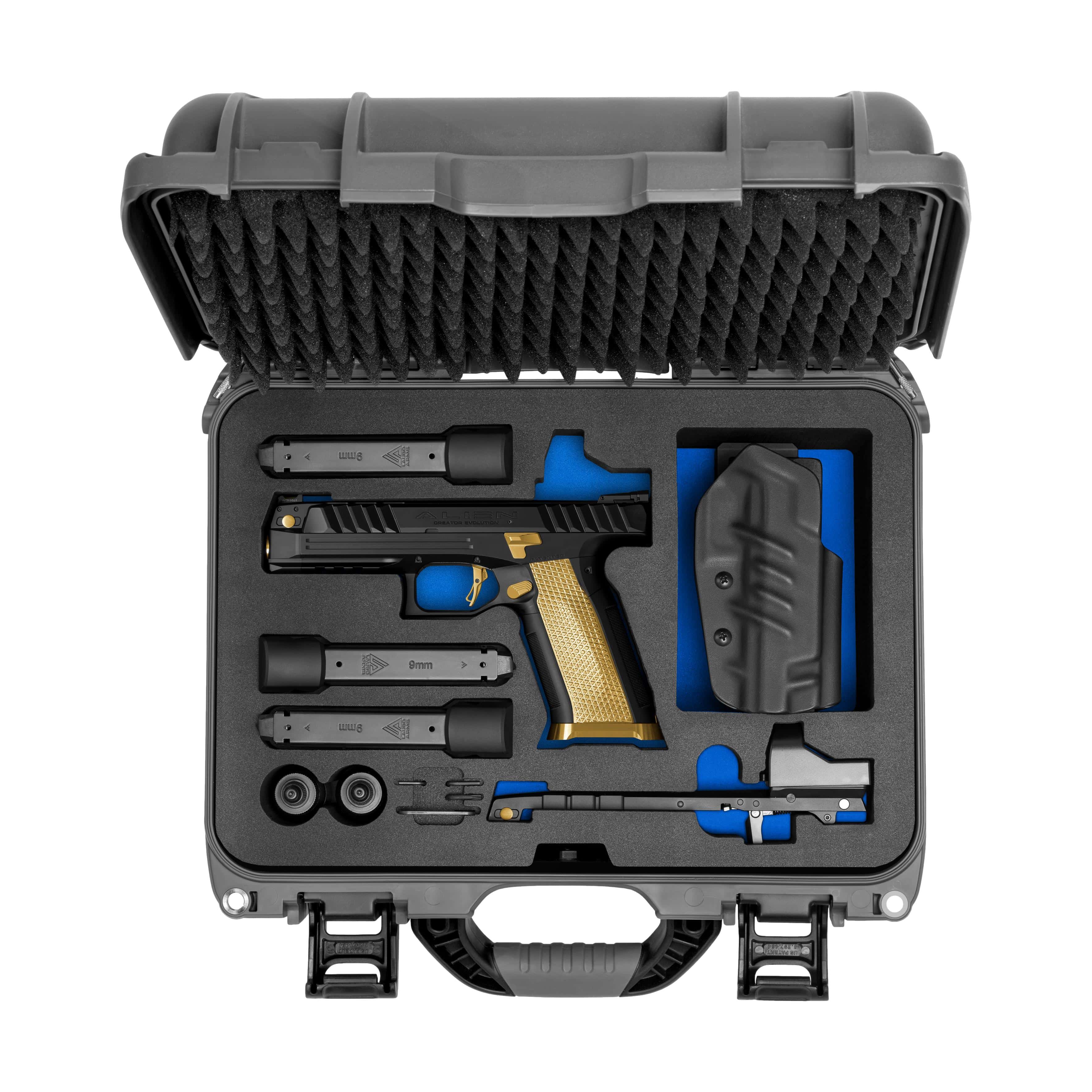 Alien Creator Laugo Arms <br><b>Alien Creator Full Kit</b><br> 9mm Para | Black/Gold 8