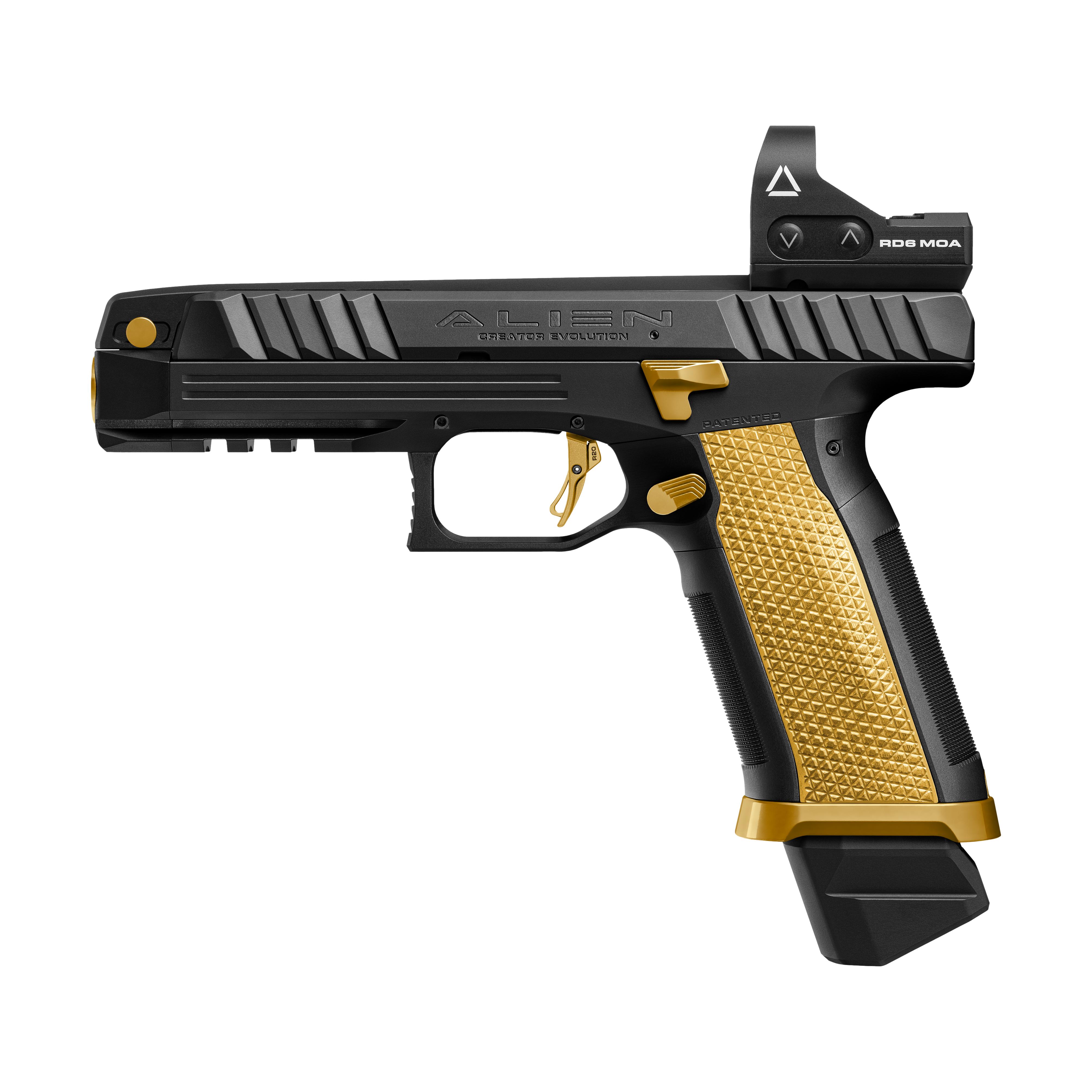 Alien Creator Laugo Arms <br><b>Alien Creator Full Kit</b><br> 9mm Para | Black/Gold 3