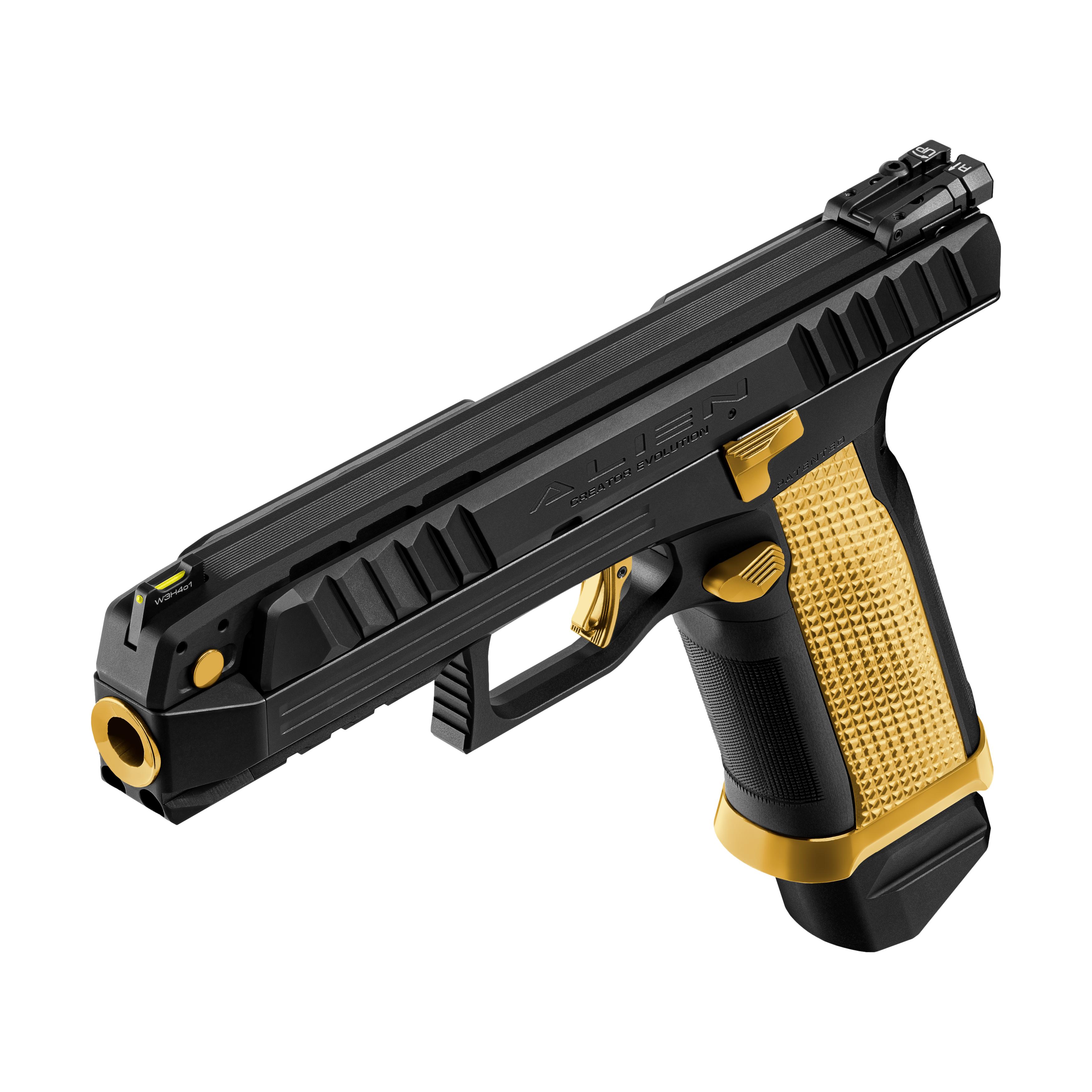 Alien Creator Laugo Arms <br><b>Alien Creator Full Kit</b><br> 9mm Para | Black/Gold 6