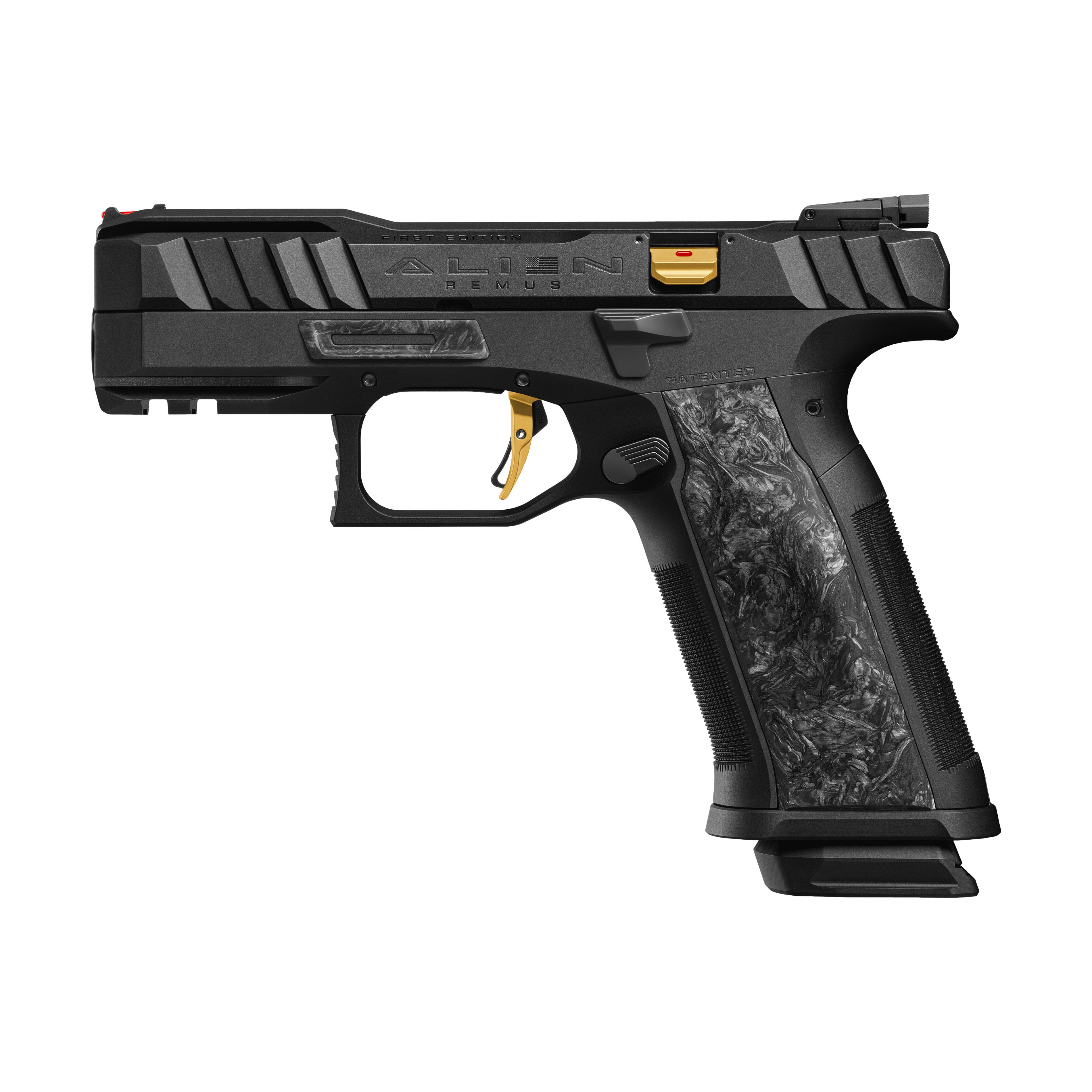 Laugo Arms <br><b>Alien Remus First Edition Full kit - LE500</b><br> 9mm Para | Black/Gold 1