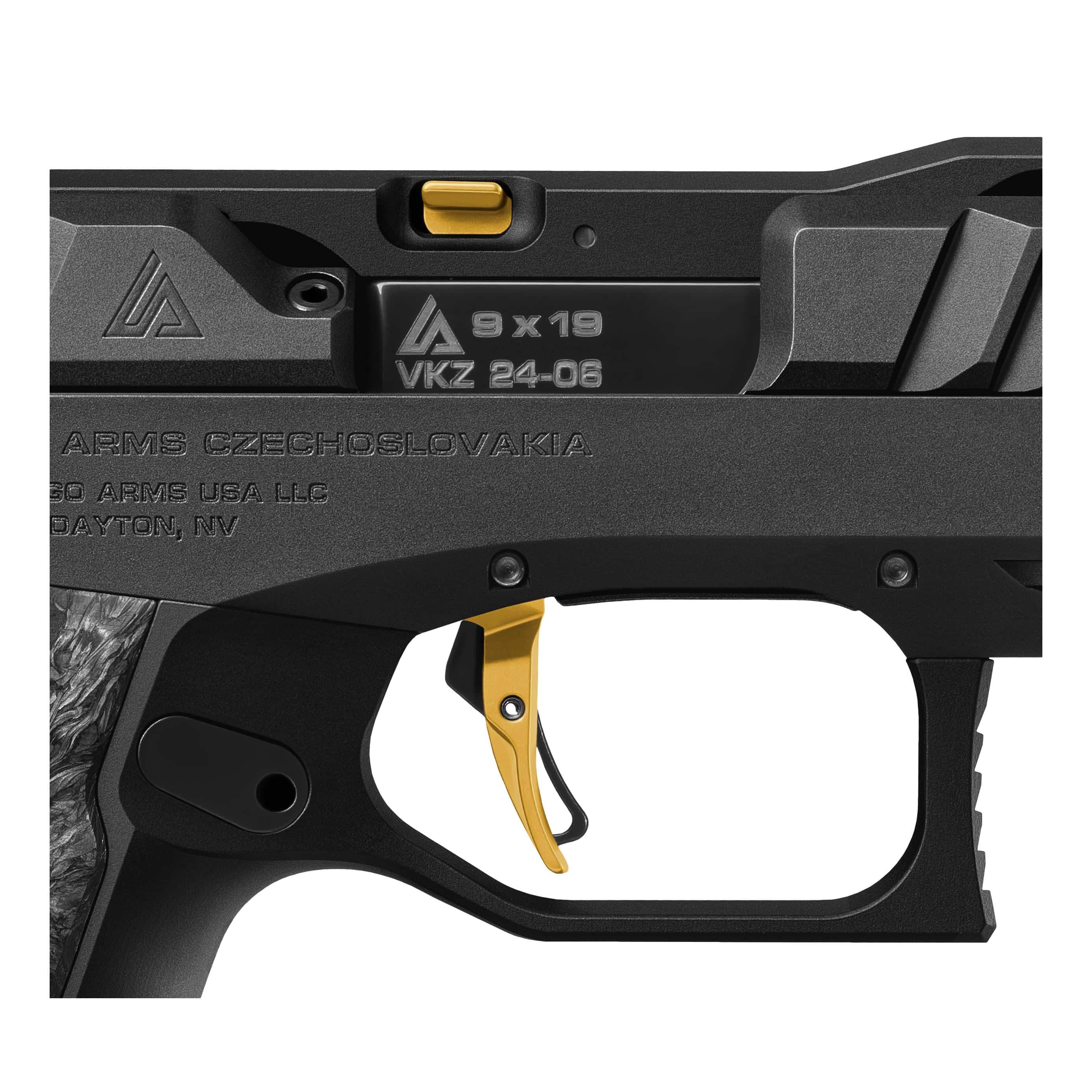 Laugo Arms <br><b>Alien Remus First Edition Full kit - LE500</b><br> 9mm Para | Black/Gold 3