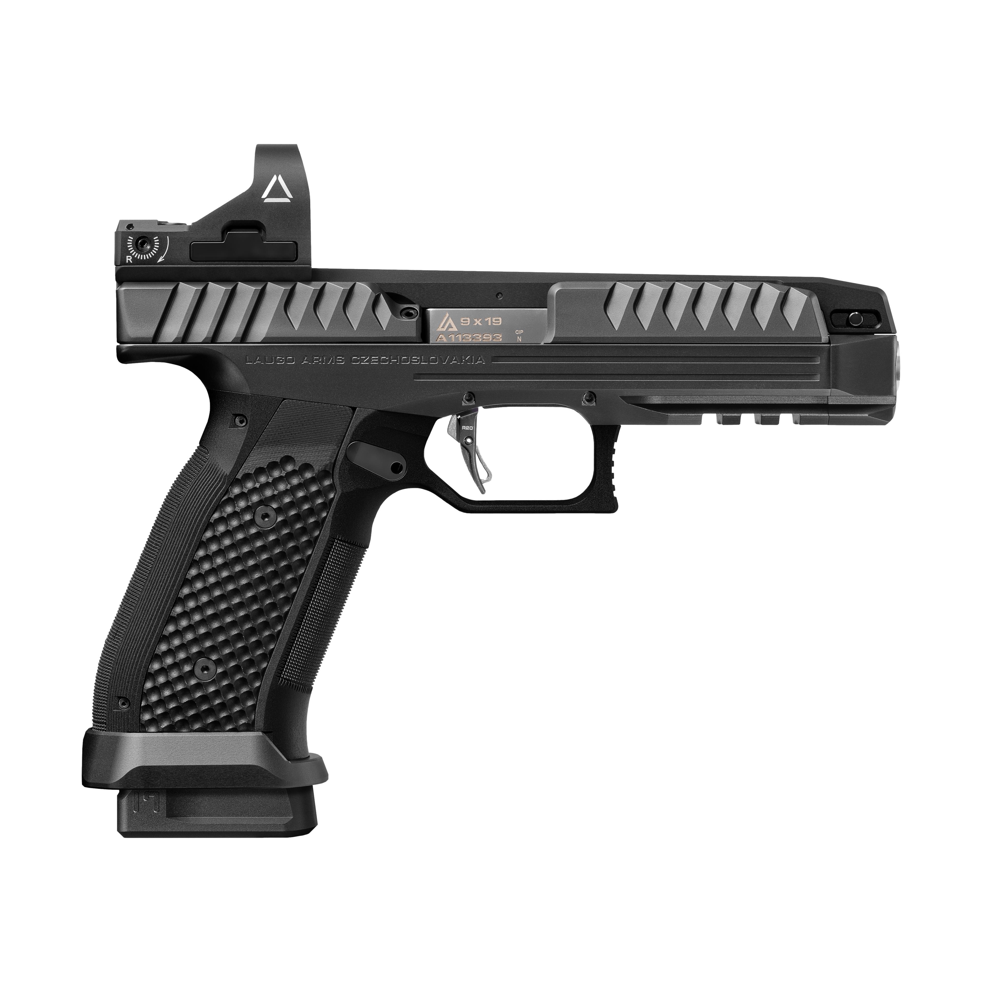 Laugo Arms <br><b>Alien Full Kit</b><br> 9mm Para | Black/Black | Threaded Barrel 4