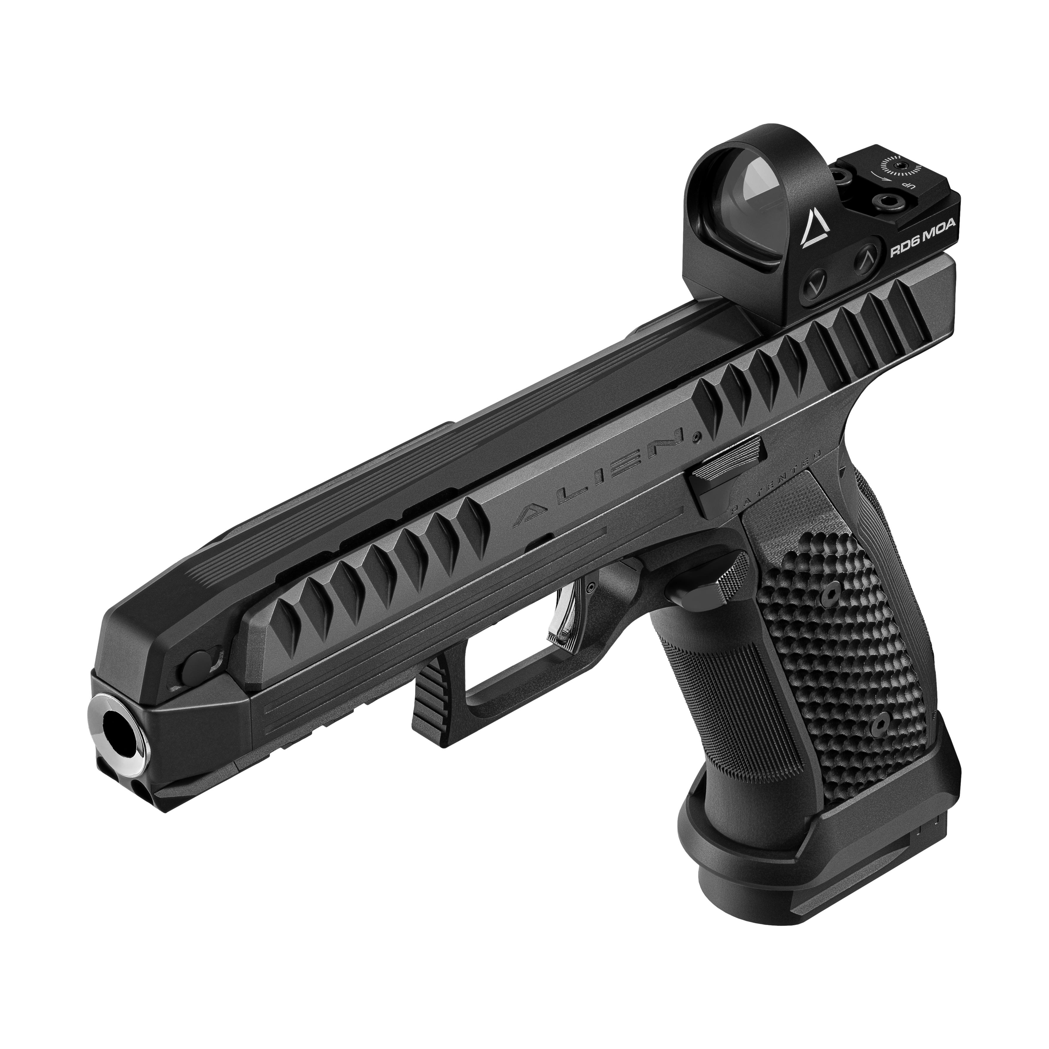 Laugo Arms <br><b>Alien Full Kit</b><br> 9mm Para | Black/Black | Threaded Barrel 7