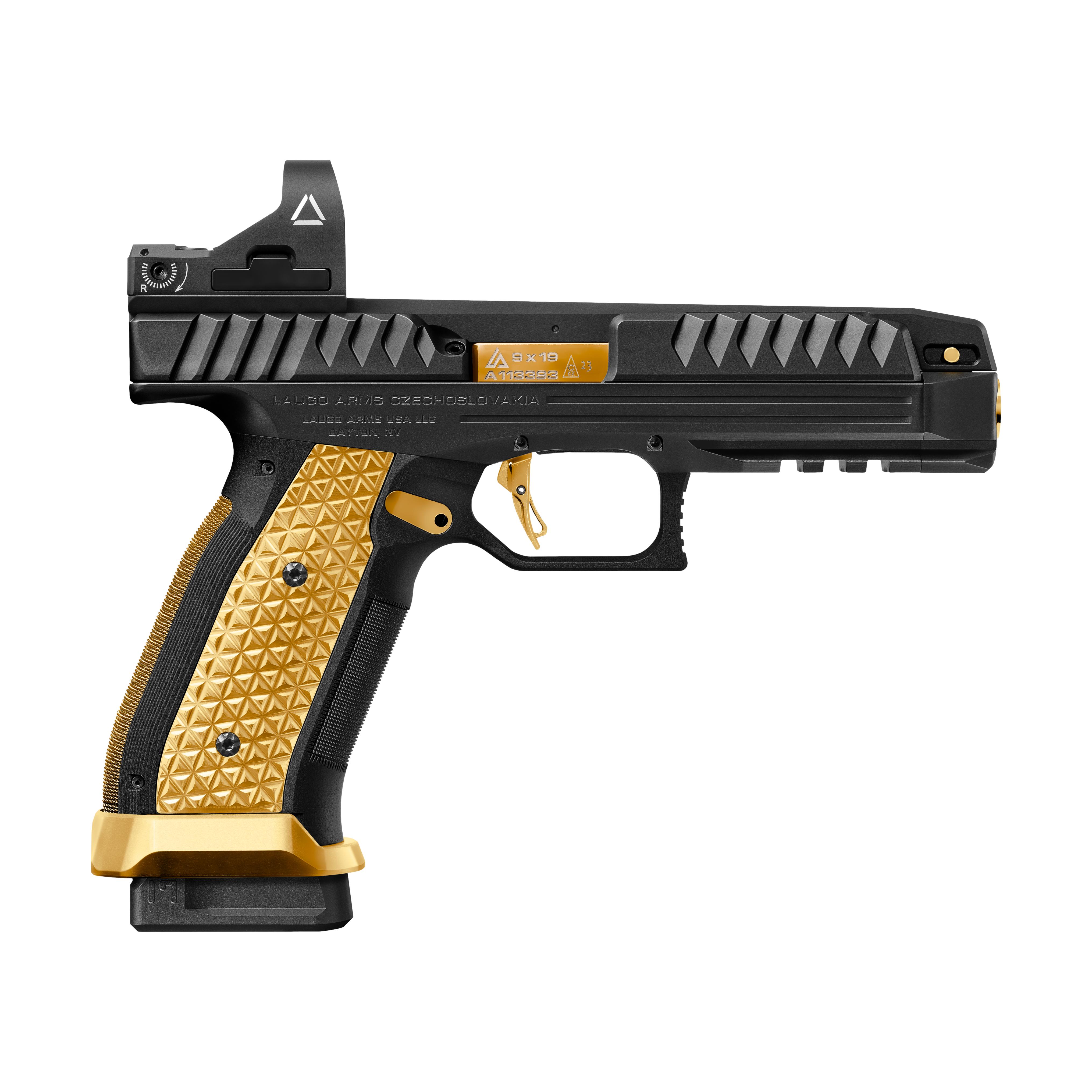 Laugo Alien Laugo Arms <br><b>Alien Full Kit Black Gold</b><br> 9mm Para 4