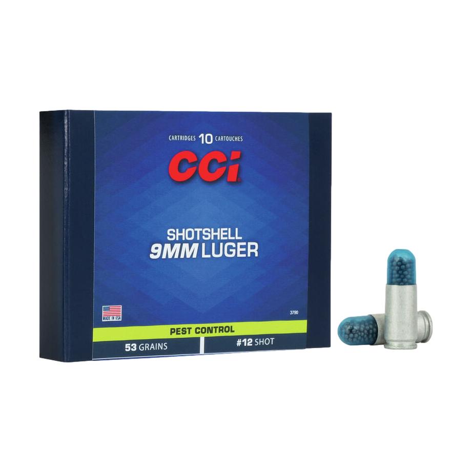 cci SHOTSHELL 9MM lUGER CCI <br><b> Shotshell 53gr </b><br>9mm Luger 1