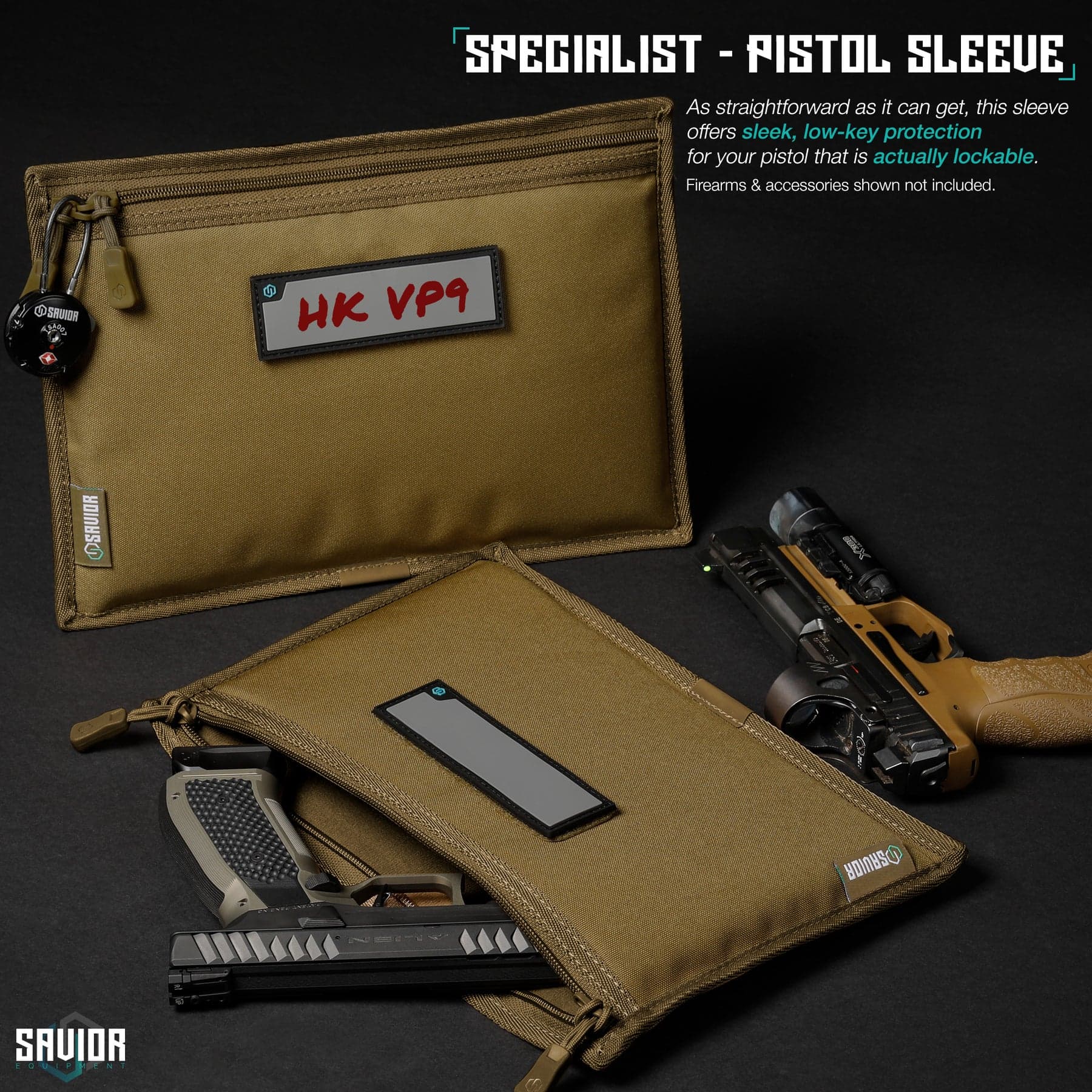 hc-ra3gun-spare-3pc-tn-2_1800x1800 Savior Equipment <br><b>Pistol Sleeve 3 Stück </b><br> zu Specialist - Range Bag 11