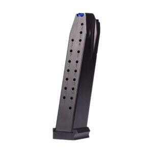 Walther <br><b>PDP Fullsize Match Magazin | schwarzer Aluboden </b><br>9mm Para | 18 Schuss