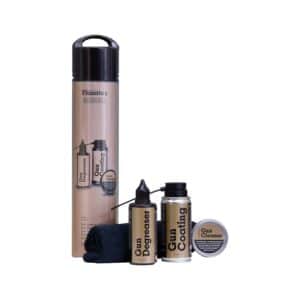 Fluna Waffenpflegeset Nr. 2 mit Degreaser, Cleaner (Laufreinigungs Paste), Coating und Mikrofasertuch