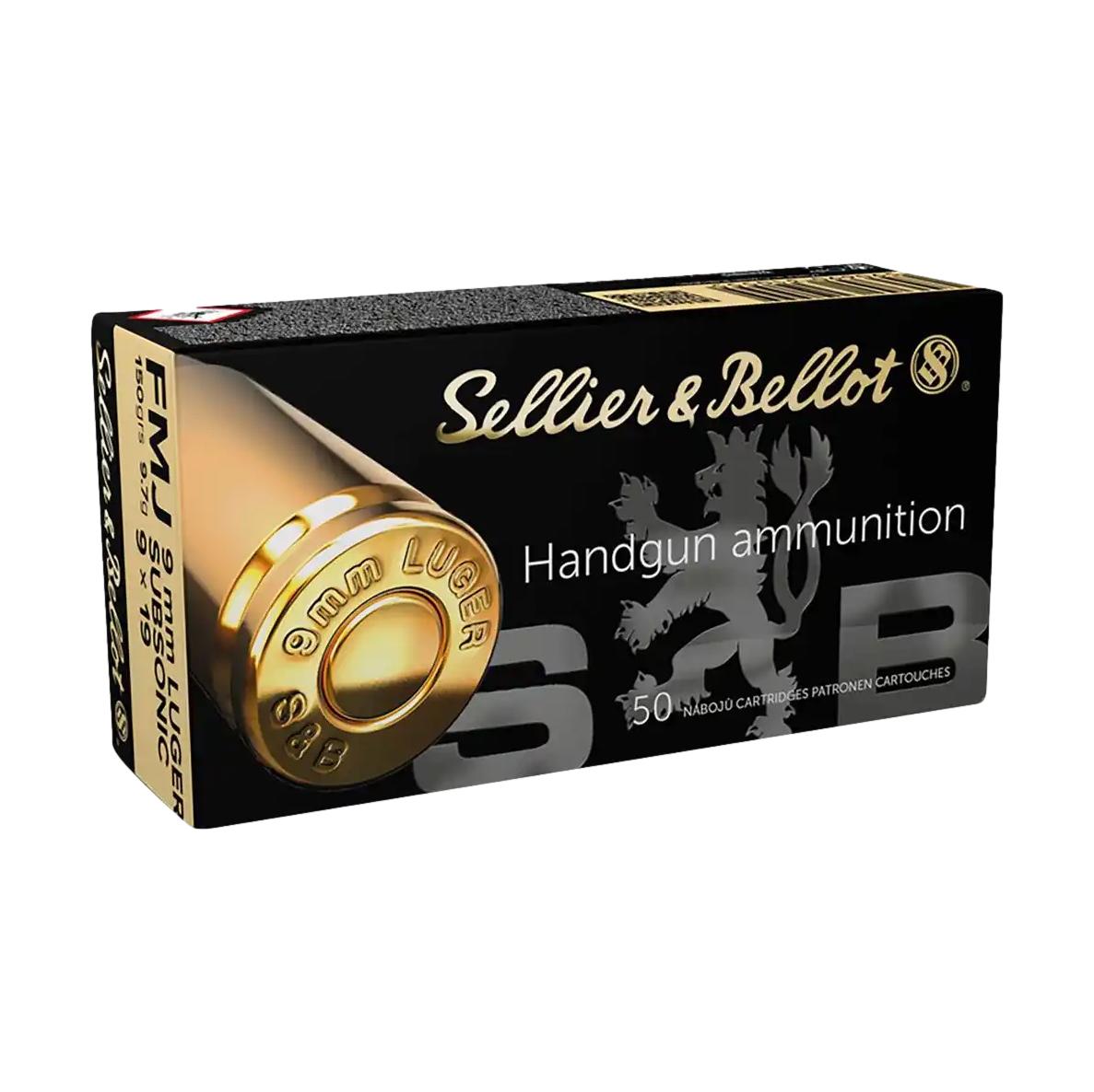 Sellier & Bellot 9mm Luger Subsonic Sellier & Bellot 9mm Luger Subsonic